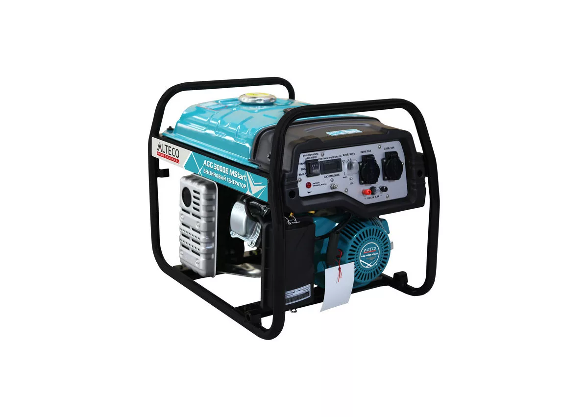 Бензиновый генератор 0.9 кВт Carver PPG-1200A 220В ручной однофазный четырехтактный