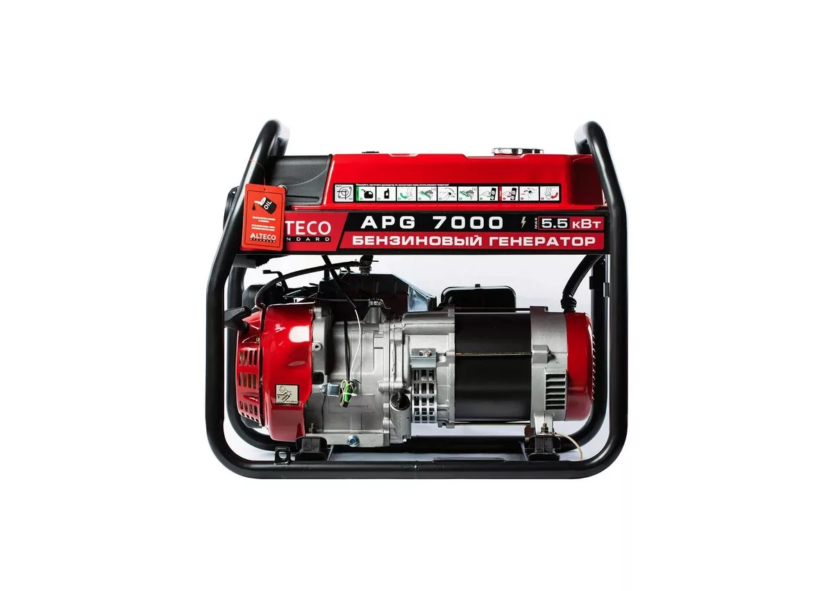 Бензиновый генератор 2.1 кВт Carver PPG-2500A 220В ручной однофазный четырехтактный