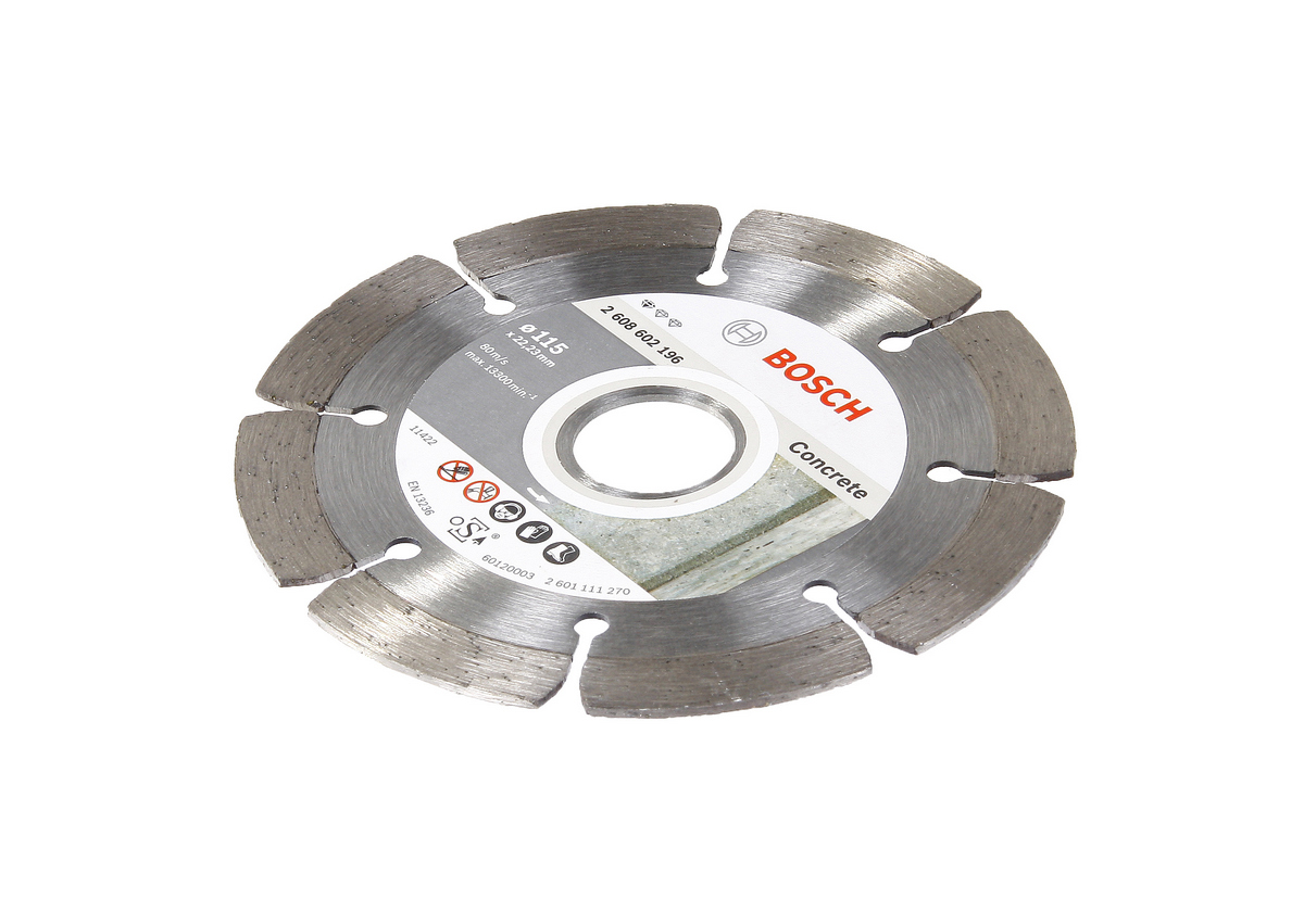 Алмазный диск отрезной сегментный 180х22.2 BOSCH универсальный