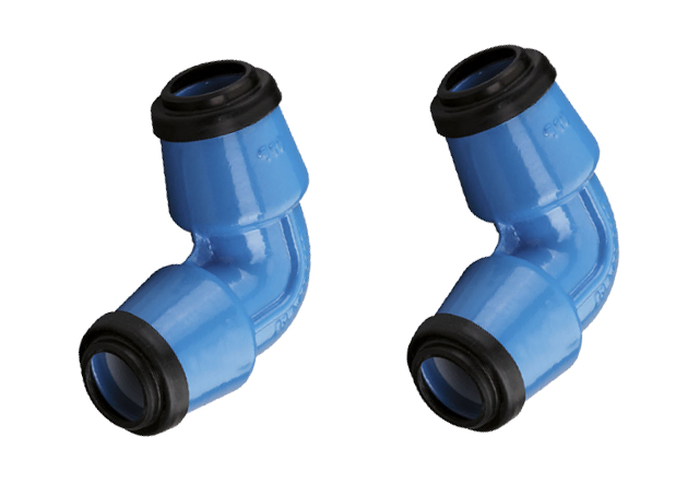 Чугунное ISO колено 90 ̊ PE/IG 50х1 1/2 PN 16