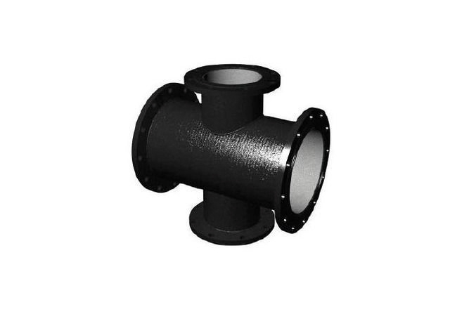 Чугунный фланцевый крест ВЧШГ 400х400