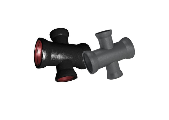 Чугунный раструбный крест ВЧШГ 250х250